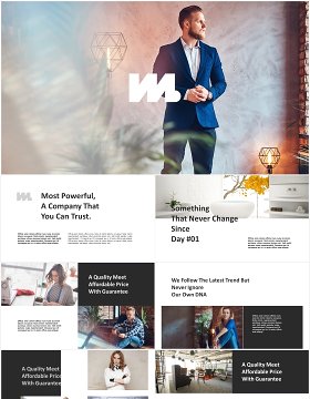 创意机构公司宣传介绍PPT模板marven creative agency powerpoint template