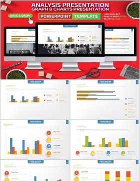 数据分析PPT演示模板可插图片Analysis Powerpoint Presentation Template