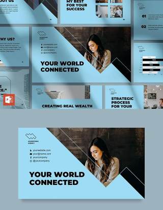 广告策划公司介绍宣传PPT版式模板Advertising Consultant PowerPoint Presentation