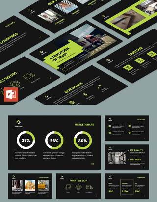 航运海运运输货运PPT模板不含照片Shipping PowerPoint Presentation Template