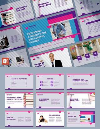 教育培训机构PPT版式模板Education PowerPoint Presentation Template