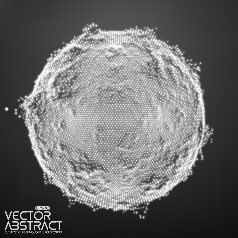 科技粒子图形矢量素材-20