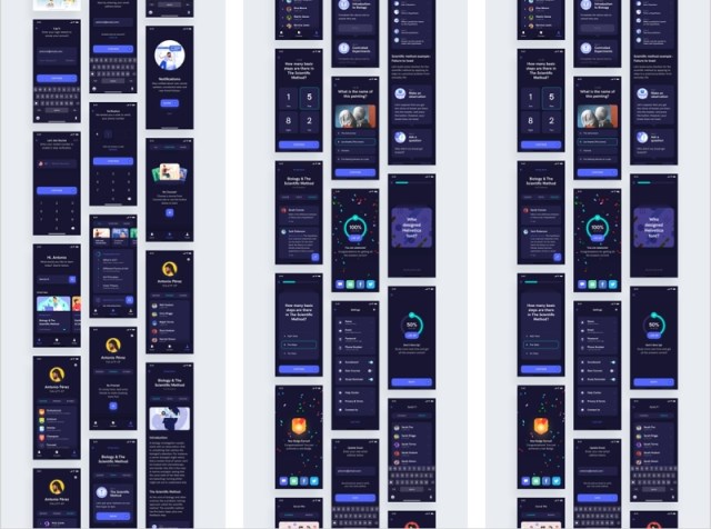 ESTUDIO在线课程教育移动应用UI套件,ESTUDIO移动应用UI套件 Estudio Mobile App UI Kit ESTUDIO在线课程教育移动应用UI套件,ESTUDIO移动应用UI套件 Estudio Mobile App UI Kit