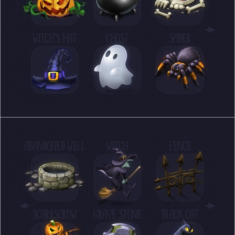 31款QLIWON万圣节图标集-PSD,PNG,ICO和ICNS格式 31款QLIWON万圣节图标集-PSD,PNG,ICO和ICNS格式