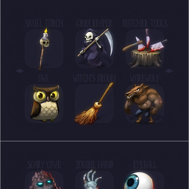 31款QLIWON万圣节图标集-PSD,PNG,ICO和ICNS格式 31款QLIWON万圣节图标集-PSD,PNG,ICO和ICNS格式