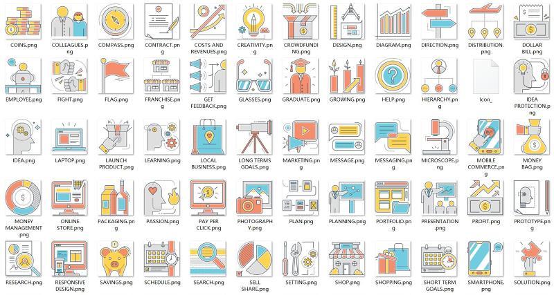高品质的图标，随时可用，简单，独特，一致，可编辑，启动图标