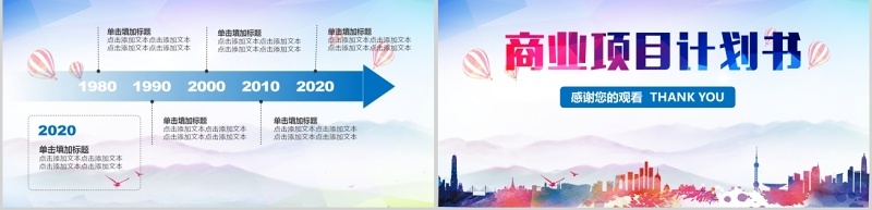 大气商业策划书创业计划项目投资PPT