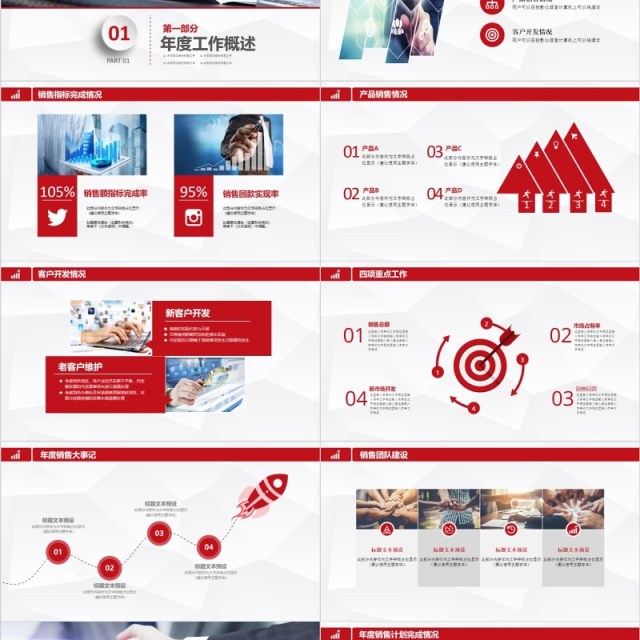 2018市场销售部营销工作总结计划PPT 2018市场销售部营销工作总结计划PPT