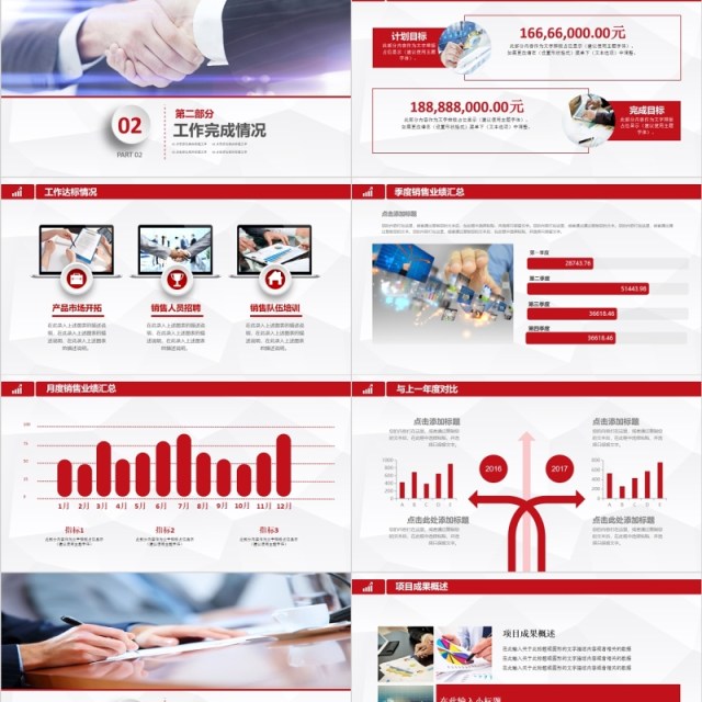 2018市场销售部营销工作总结计划PPT 2018市场销售部营销工作总结计划PPT