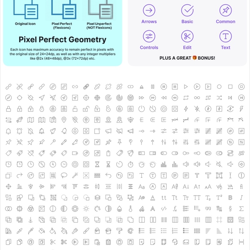 Flexicons for Figma是一个创新的图标包，适用于移动应用程序（ios、android、tizen）、桌面应用程序（macos、windows、linux）、网站和登录页