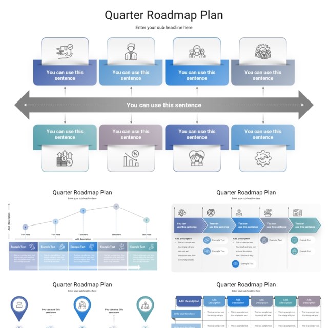 16页季度规划路线图项目计划总结汇报表格信息图PPT模板Quarter Roadmap Plan 16页季度规划路线图项目计划总结汇报表格信息图PPT模板Quarter Roadmap Plan