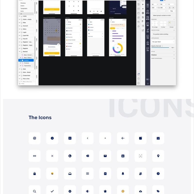 Quick，用于Sketch，Adobe XD，Figma和InVision Studio的Quick Note UI工具包 Quick