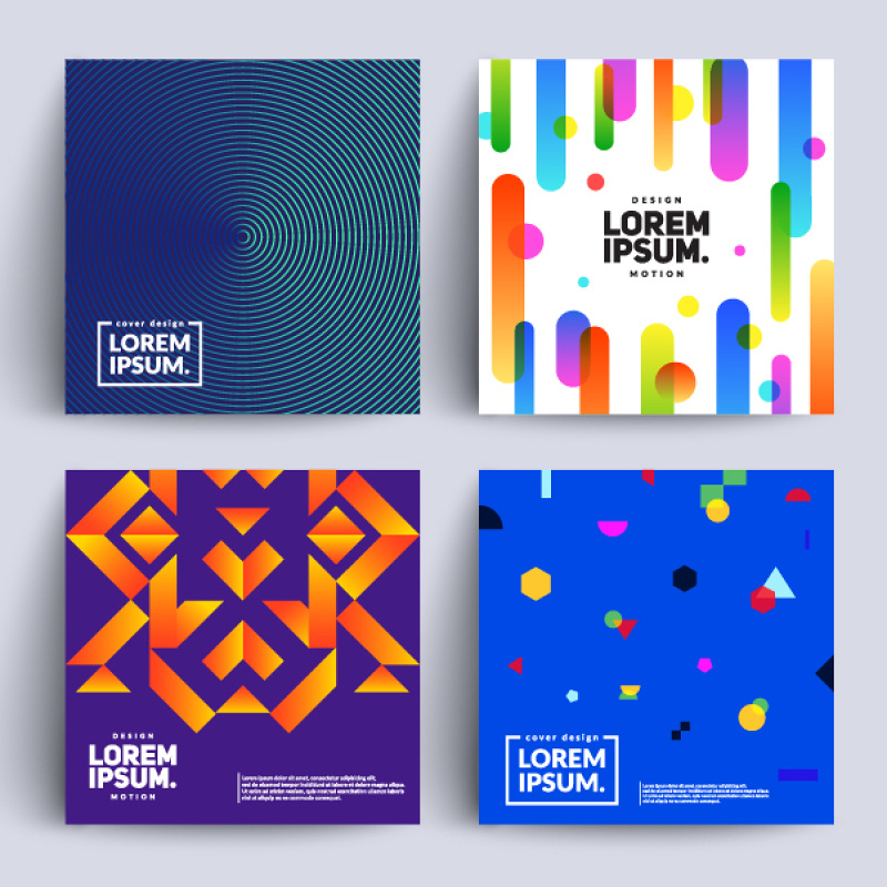 点线面线条波点背景UI矢量素材24