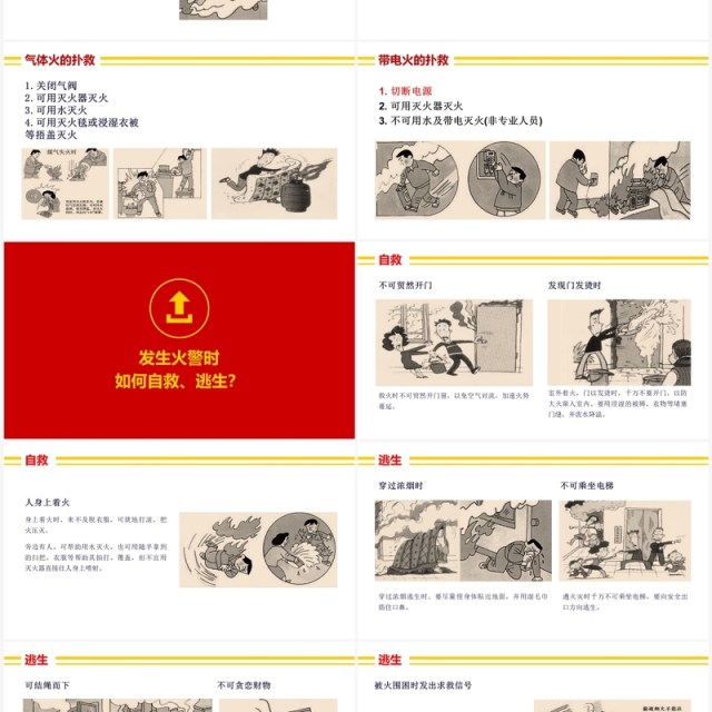 消防安全知识教育讲座PPT模板 消防安全知识教育讲座PPT模板