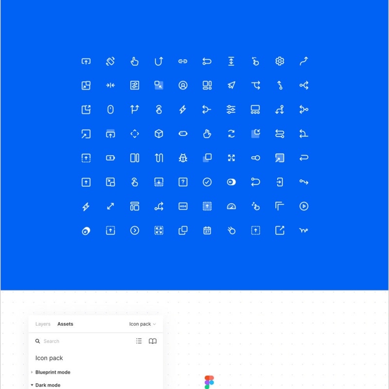 670个UX流和线框图标素描，FIGMA和Adobe XD，UX流和线框兆丰图标包 UX Flows &