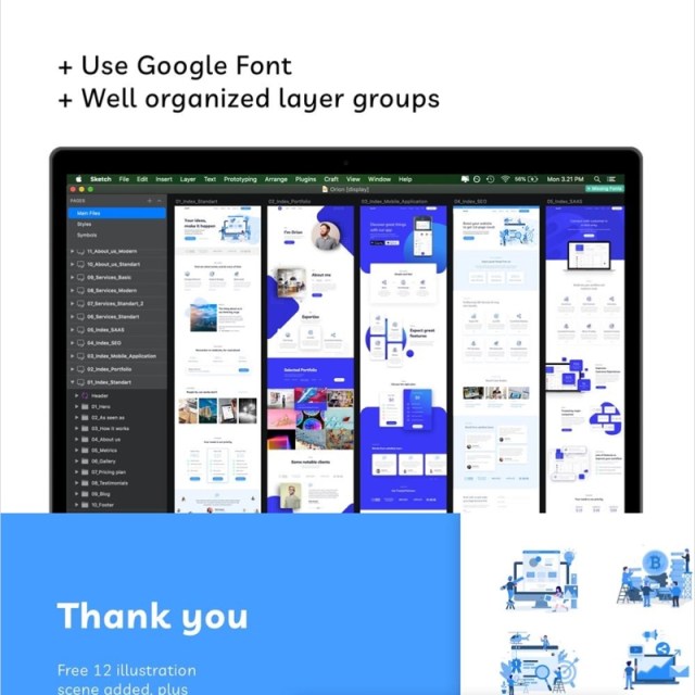 5着陆页和32预制的为您的网络工程现场,猎户座的Web UI工具包 Orion Web UI Kit 5着陆页和32预制的为您的网络工程现场,猎户座的Web UI工具包 Orion Web UI Kit