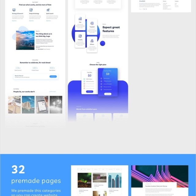 5着陆页和32预制的为您的网络工程现场,猎户座的Web UI工具包 Orion Web UI Kit 5着陆页和32预制的为您的网络工程现场,猎户座的Web UI工具包 Orion Web UI Kit