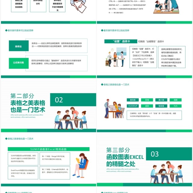 Excel实操应用基本操作实战培训动态PPT模板