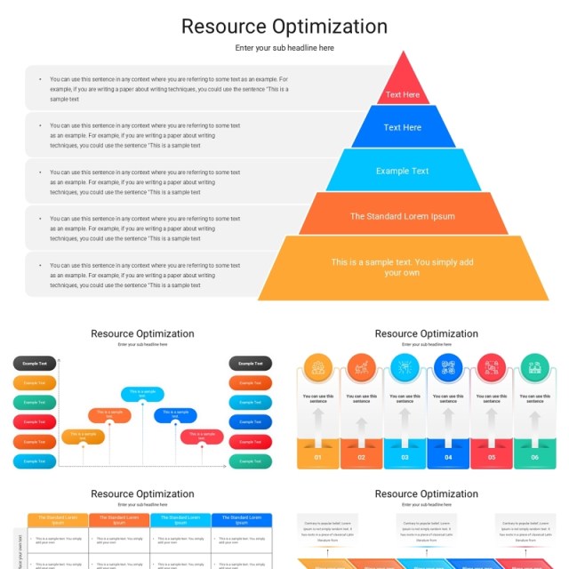 资源优化信息图表PPT模板素材Resource Optimization 资源优化信息图表PPT模板素材Resource Optimization