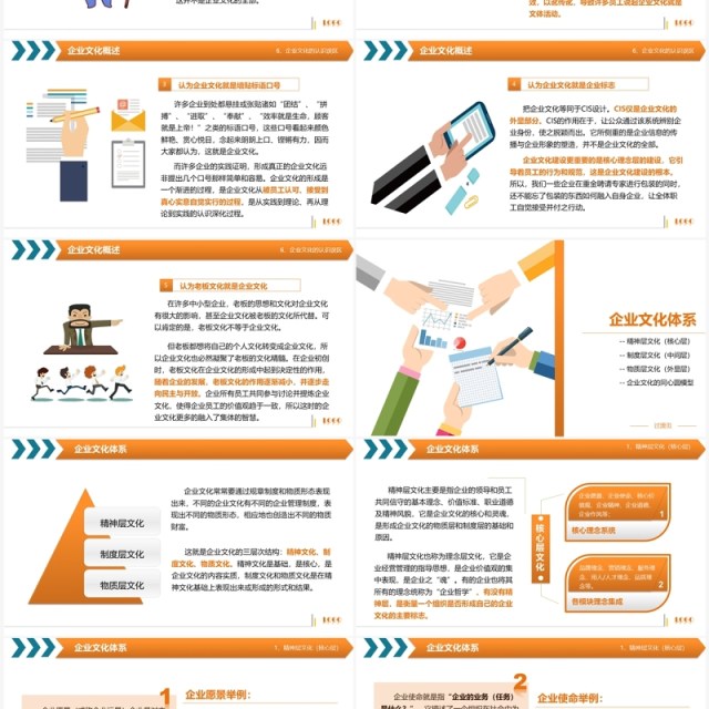 创意卡通风 企业文化主题培训PPT模板 创意卡通风 企业文化主题培训PPT模板