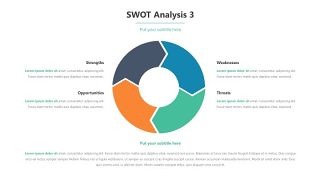 彩色SWOT关系PPT-6