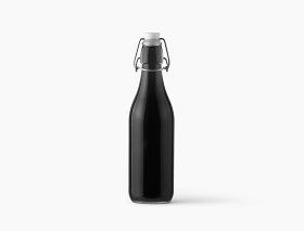 平面VI设计提案、瓶子智能贴图样机模板PSD素材7