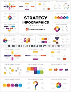 36款战略策划规划信息图表PPT设计元素