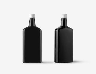平面VI设计提案、瓶子智能贴图样机模板PSD素材3