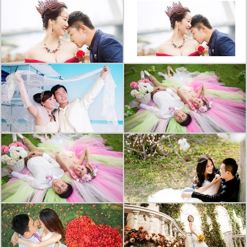 时尚婚礼PPT模板恋爱记录模板电子相册