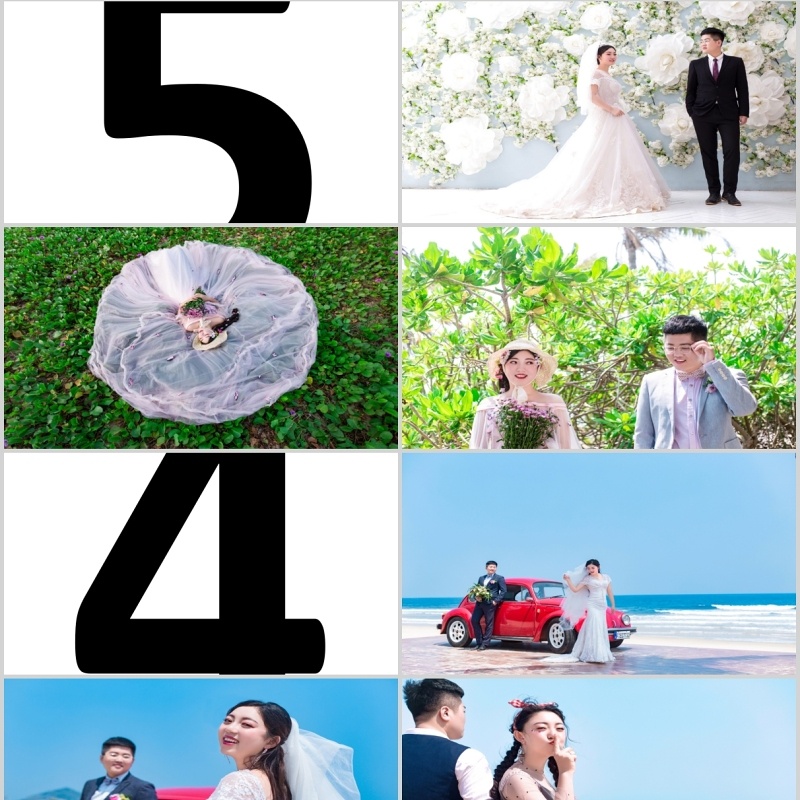 时尚婚礼PPT模板恋爱记录模板电子相册