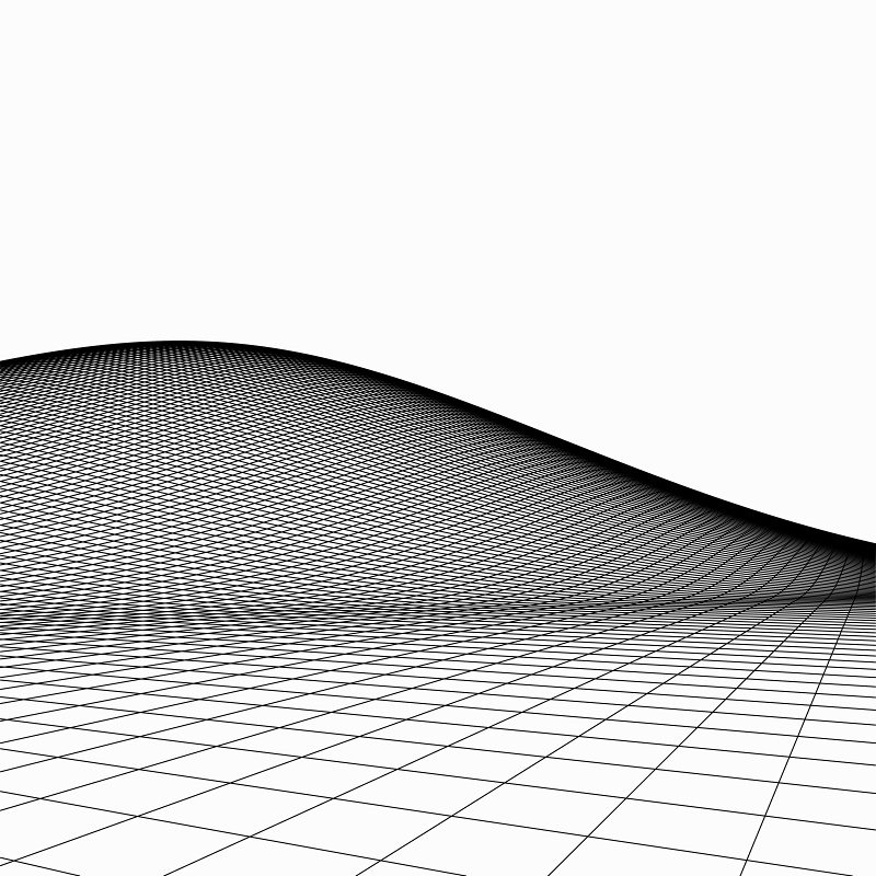 起伏山脉黑白立体效果素材3d效果背景素材