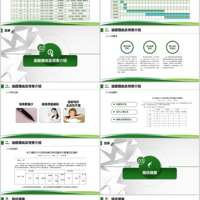 QC发布政务信息报送管理提升PPT模板