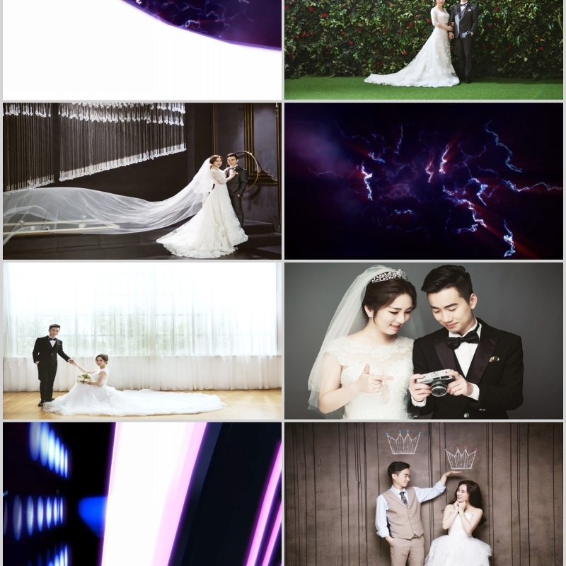 时尚婚礼PPT模板恋爱记录模板电子相册