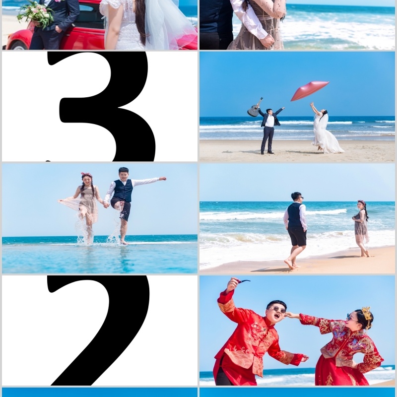 时尚婚礼PPT模板恋爱记录模板电子相册