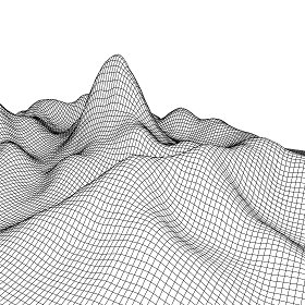 立体科技感山脉起伏效果3d立体山脉背景纹理装饰