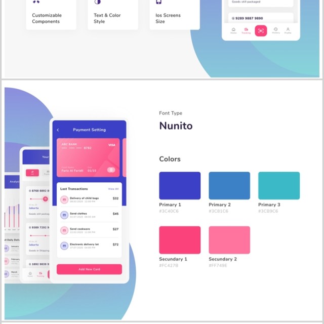FIGMA,iOS版,UI工具包,交付货物的界面APP应用 FIGMA,iOS版,UI工具包,交付货物的界面APP应用