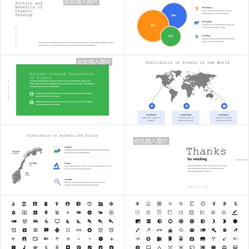 生物教育医疗医院人体模型PPT模板Foreka Biology Education Powerpoint