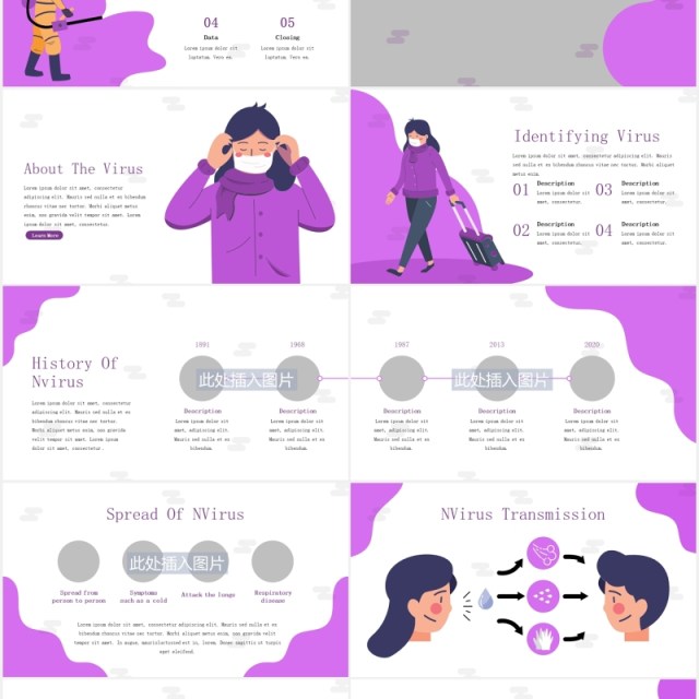 疾病病毒医疗医院医生PPT模板NVirus Disease Powerpoint Template 疾病病毒医疗医院医生PPT模板NVirus Disease Powerpoint Template