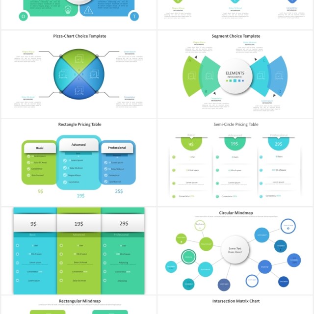 循环周期项目阶段信息图表PPT元素含PSD素材Wow Infographic For Powerpoint