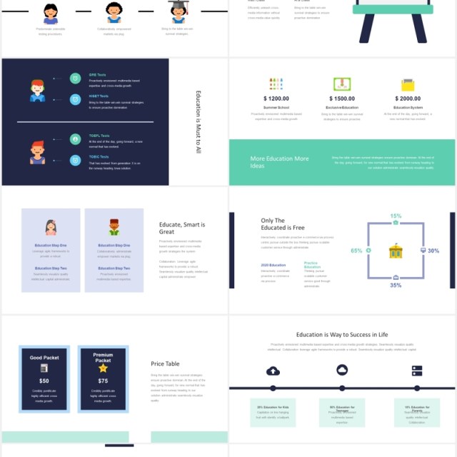 教育教学信息图表PPT图片排版设计素材图标元素Azcora - Education Infographic Powerpoint 教育教学信息图表PPT图片排版设计素材图标元素Azcora - Education Infographic Powerpoint