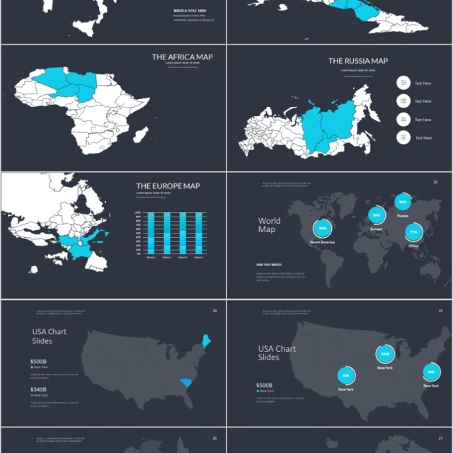 40页外国地图信息可视化地图集