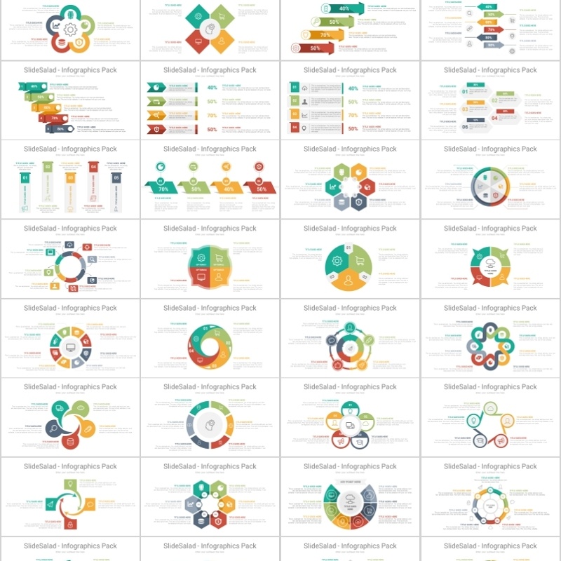 250款时间轴PPT图表流程图分析图竞争对手分析企业报告