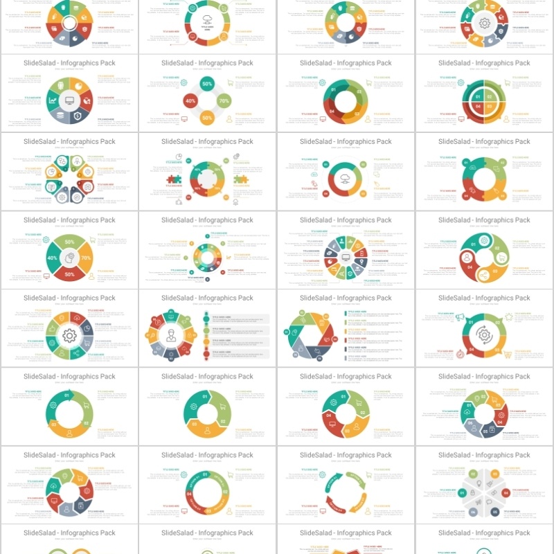 250款时间轴PPT图表流程图分析图竞争对手分析企业报告