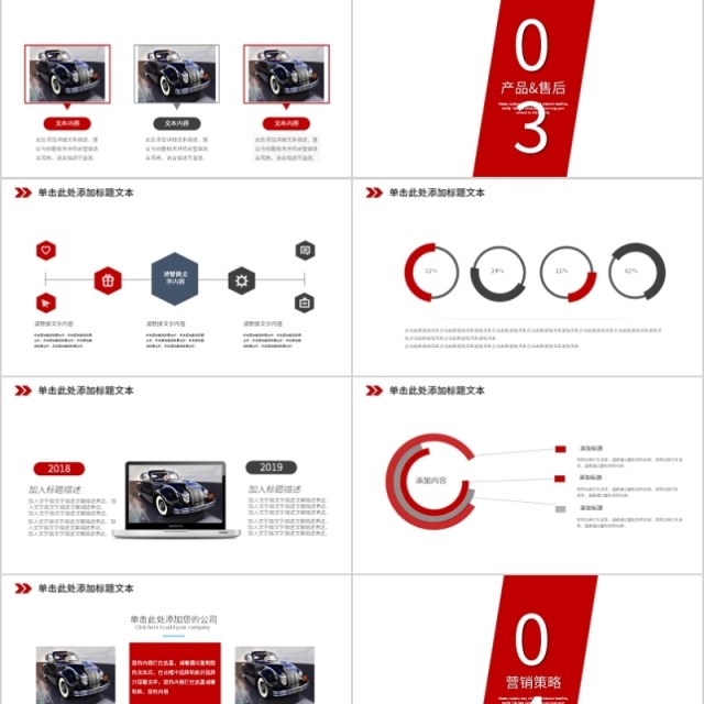 商务风汽车行业营销策划PPT模板