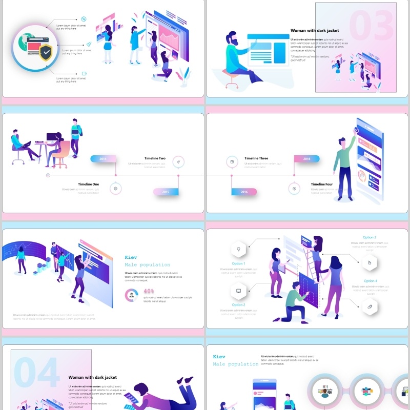 2.5d工作计划总结ppt模板