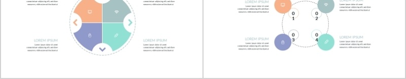 40页清爽小清新信息可视化图表集