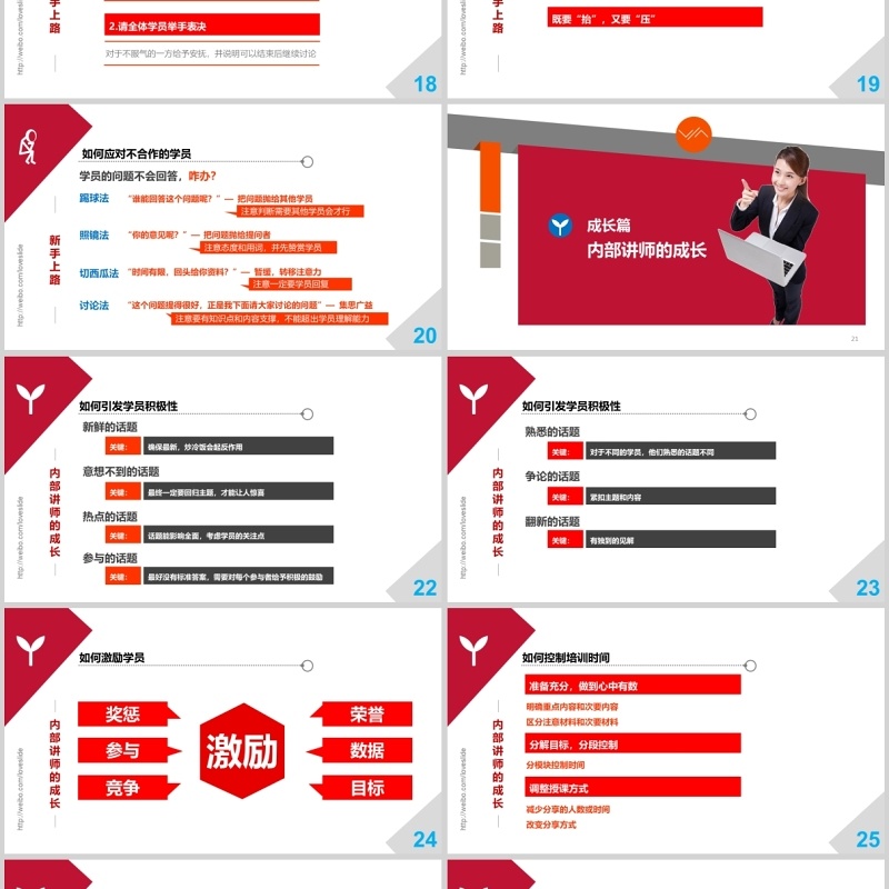 培训师成长手册ppt模板