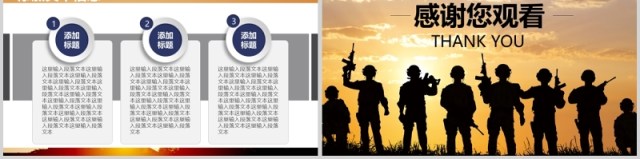 现代战争部队军事训练动态PPT模板 现代战争部队军事训练动态PPT模板