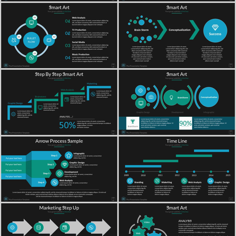 商务工作总结计划ppt模板