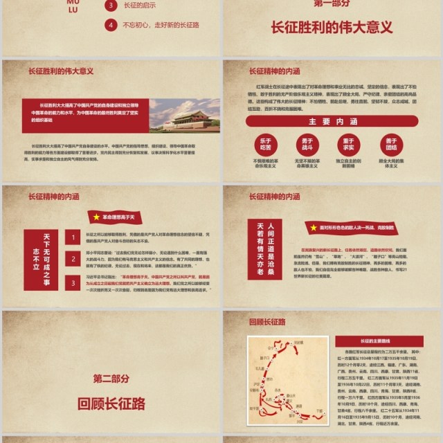纪念长征81周年动态PPT 纪念长征81周年动态PPT